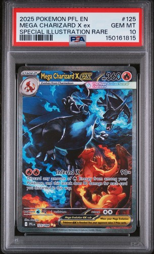 Mega Charizard X ex graded PSA 10 for sale on eBay