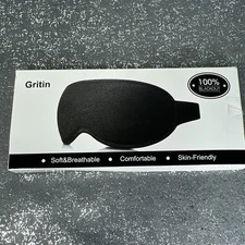 100% Blackout Sleep Eye Mask Zero Pressure Sleeping Mask Gritin Unisex Open Box