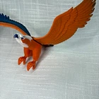 Vintage 80s MOTU He-Man Masters of the Universe  ZOAR-Orange Eagle Bird Retro