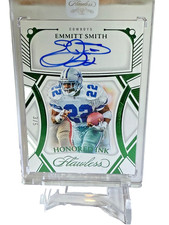 Emmitt Smith 2024 Flawless Emerald On-Card Auto Honored Ink Cowboys /5
