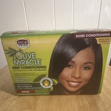 African Pride Olive Miracle No-Lye Relaxer, Deep Conditioning
