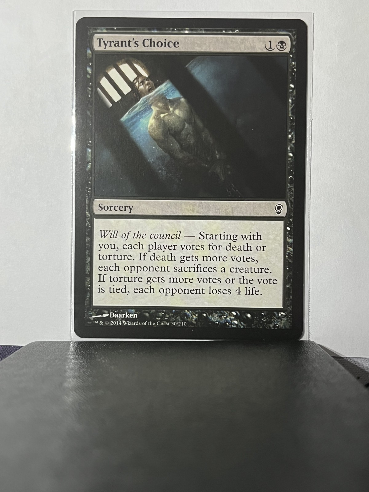 Tyrant's Choice #30/210 Common Black Sorcery Set: Conspiracy