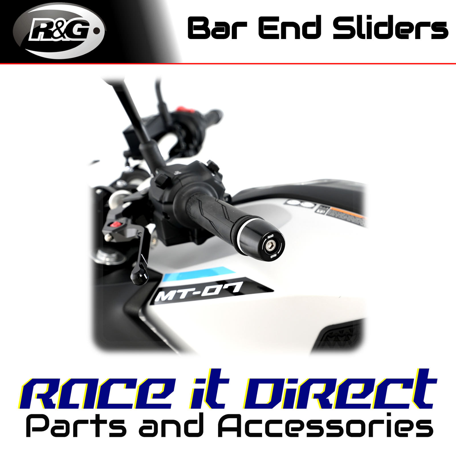 APEX Bar End Sliders for Yamaha YZF-R1M 2015-2026 R&G