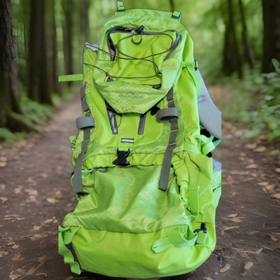  Adventuridge Hiking- Camping Backpack w/Multi Compartments   Green