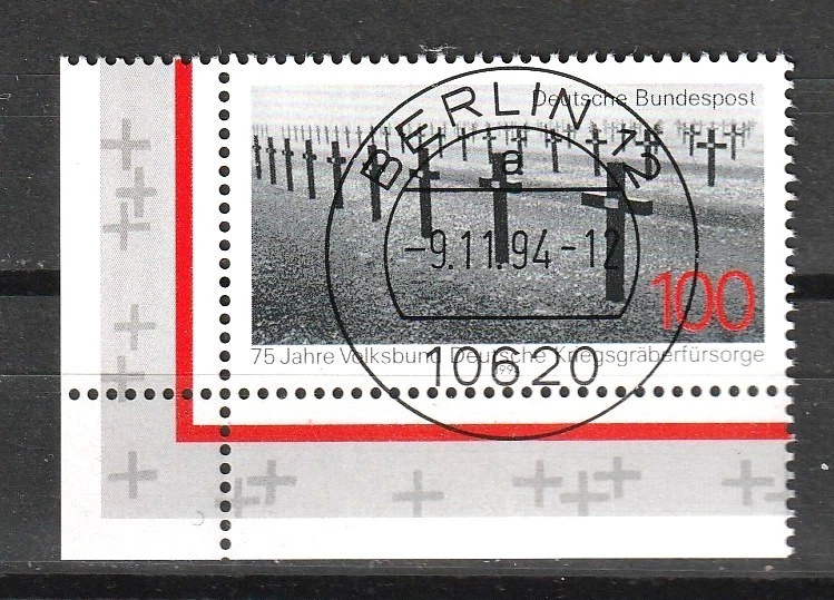 BRD Mi# 1768 ʘ , ESST Vollstempel "Berlin" Originalgummi / Kriegsgräberpflege - Bild 1 von 1