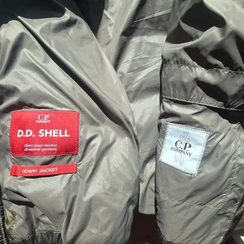 CP Company DD Shell Olive Puffer Jacket 23FW thumbnail 3