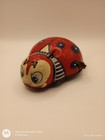 Vintage Tin Wind-Up Lady Bug Toy by Frankonia~Made in Japan Haji