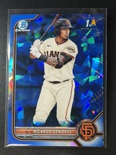 2022 Bowman Sapphire Edition - Chrome Prospects Ricardo Genoves #BCP-60 (RC)