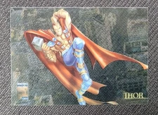 1997 Fleer/SkyBox Marvel Premium QFX #9 Thor PhotoGrafix ClearChrome
