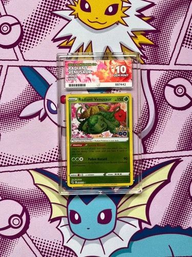 Pokemon TCG - Radiant Venusaur 004/078 - Pokemon GO - Graded - ACE 10 - #1