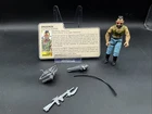 Vintage 1985 GI JOE ARAH Complete DREADNOK Code Name RIPPER w FILE CARD many moe