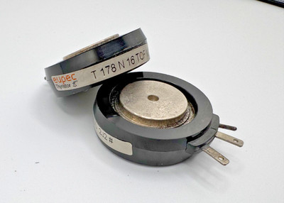 1 PCS T178N16TOF  EUPEC  THYRISTOR  1600V 178A @ 85C SCR DISC 1000V/uS
