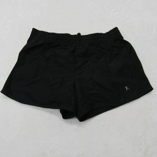 Danskin Now Womens Shorts Size Medium Black Mid Rise Business Casual Preppy