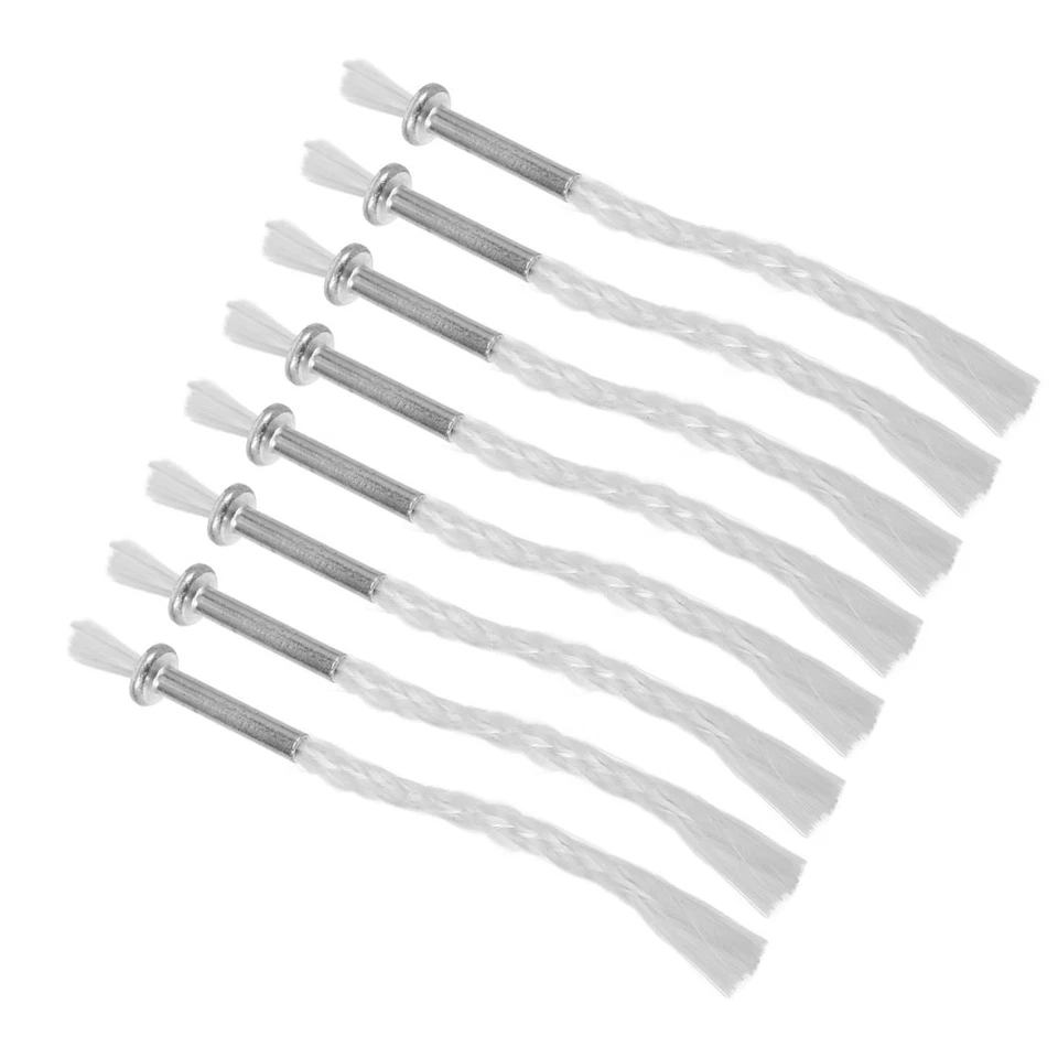 8 Pcs Offering Wicks Oil Lamp Kerosene Lantern Replacement Labs Cotton - Image 4 of 4