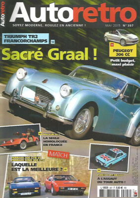 RETRO AUTO NR. 397 TRIUMPH TR2 FRANCORCHAMPS / PEUGEOT 206 CC / BRICKLIN SV-1