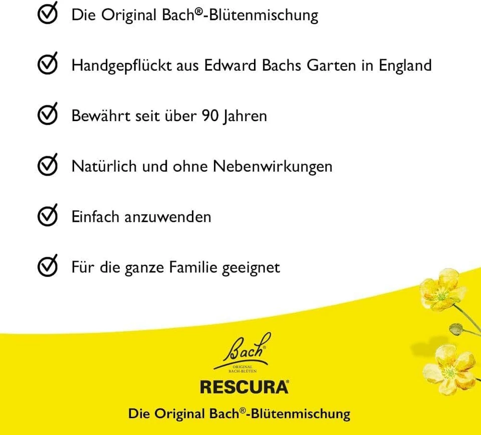 Original Tropfen alkoholfrei ehemals Rescue Bachblüten-Mischung 20ml - Bild 3 von 4