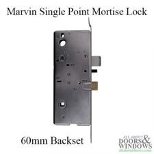 Mortsie Lock  Single Point Active 60mm Backset Marvin, Caradco, Jeldwen doors