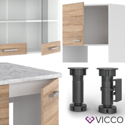 Kitchenette Coin cuisine Coin cuisine Cuisine intégrée R-Line Sonoma Oak Vicco Kitchenette Coin cuisine Coin cuisine Cuisine intégrée R-Line Sonoma Oak Vicco