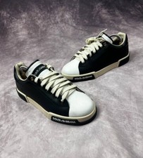 Dolce & Gabbana DG Portofino Leather Low-Top ...