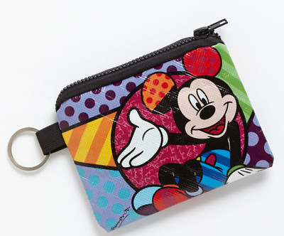 ROMERO BRITTO MICKEY MOUSE COIN PURSE OR ACCESSORY BY DISNEY  ** NEW**
