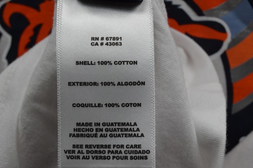 NFL Chicago Bears Girls' White T-Shirt, Size L 10-12, New - Picture 8 of 11