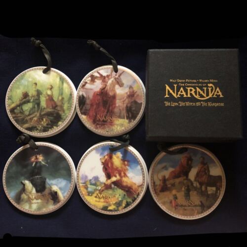 Disney The Chronicles Of Narnia Ceramic Plate Coaster Interior Wall Decor Set 5 - Imagen 1 de 10
