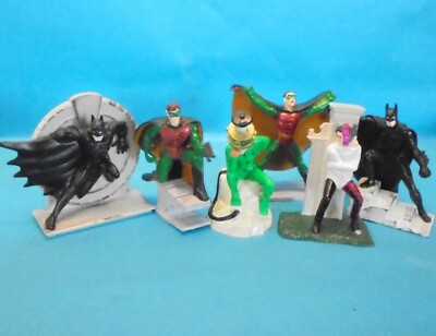 DC SUPERHELDEN 6 Figuren zusammen : u.a. Riddler + Twoface Applause 1995