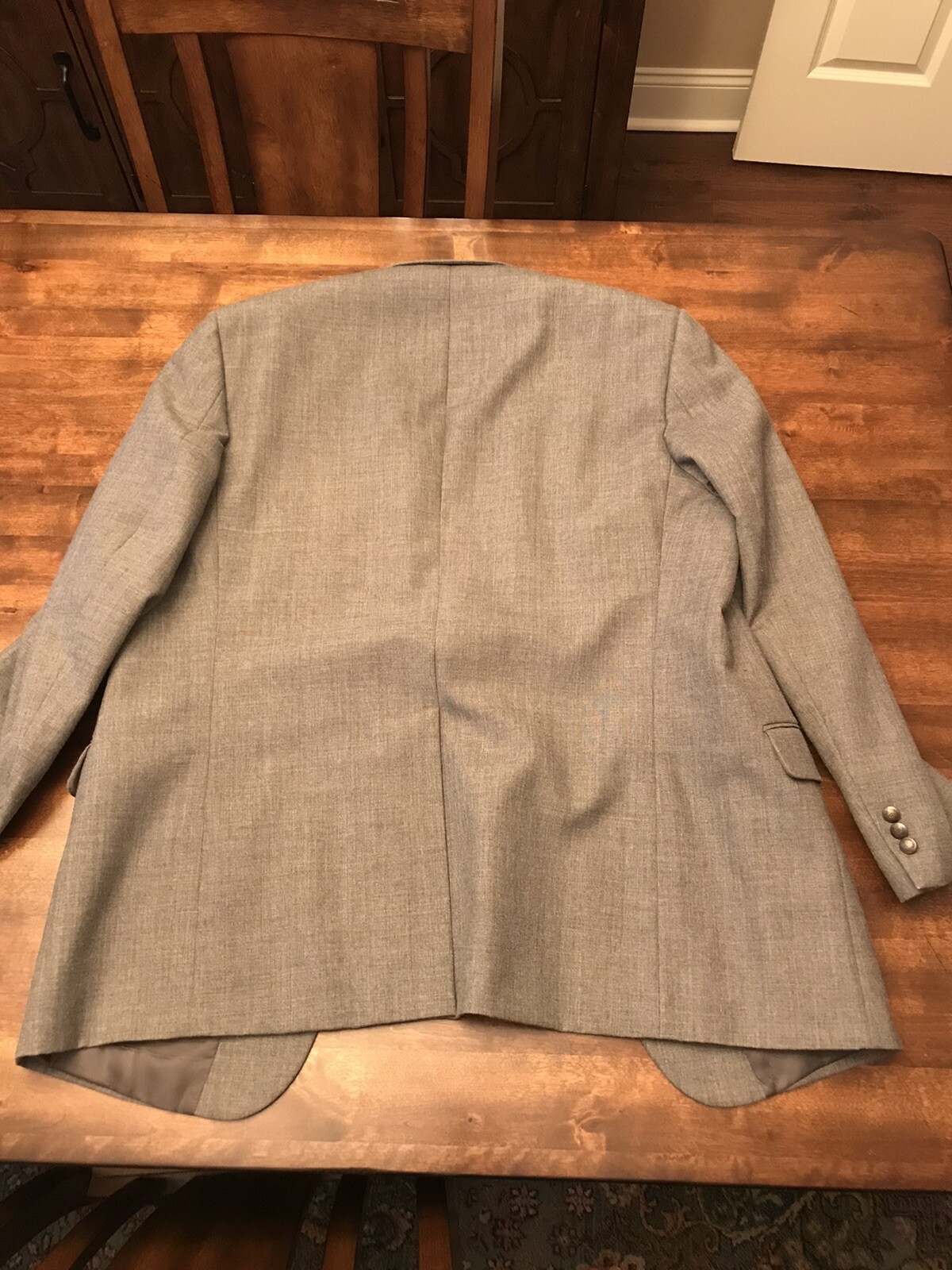 STANLEY BLACKER Gray Wool Blend 2 Button Jacket S… - image 2