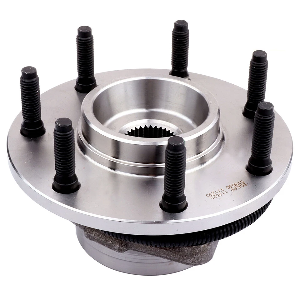 Pair Front Wheel Bearing Hub Fits 2001-2003 Ford F-150 1997-1999 Ford F-250 4WD Foto 2 de 4