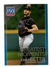 2019 Topps Update Blue 150 Years of Baseball Chad Bettis #150-60
