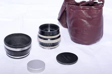 Angeniuex 50mm f1.5 FAST normal Lens. Type S21. Exakta. Made in France. Hood Cap