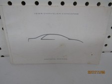 1995 Chrysler Concorde Owners Manual Book Only  Free Shipping