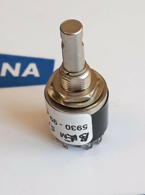 Miniature Rotary Switch 0567 5930 99 051 0411 LE11C 0011MIKEN 3POL NEW OLD STOCK