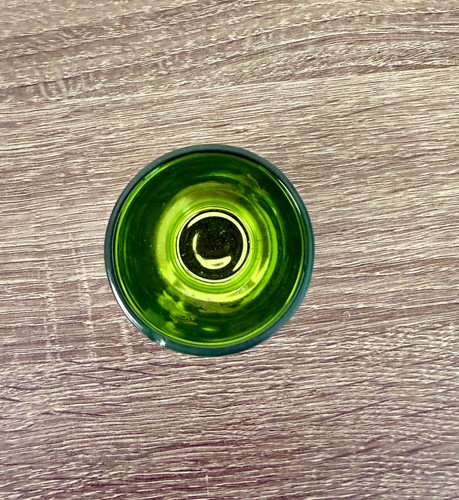 Green and Silver Alligator Shot Glass, Gator Shot glass - Picture 3 of 3