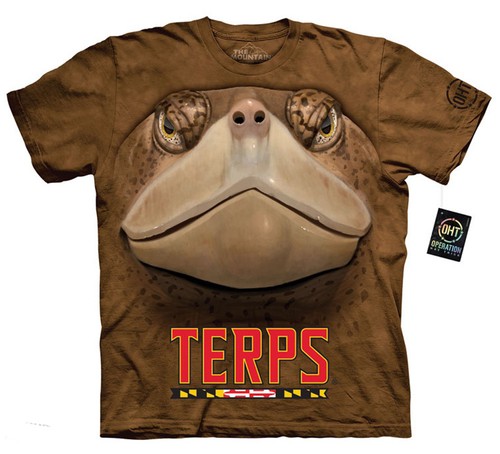University of Maryland Terrapins T-Shirt by The Mountain --  Brand New