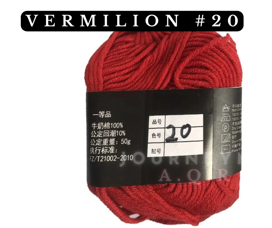 Milk Cotton Yarn 4 Strands Knitting Crochet Yarn Baby Wool Yarns High Quality - Image 4 of 4