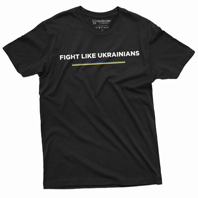 Fight Like Ukrainians Zelensky Camiseta De Hombre