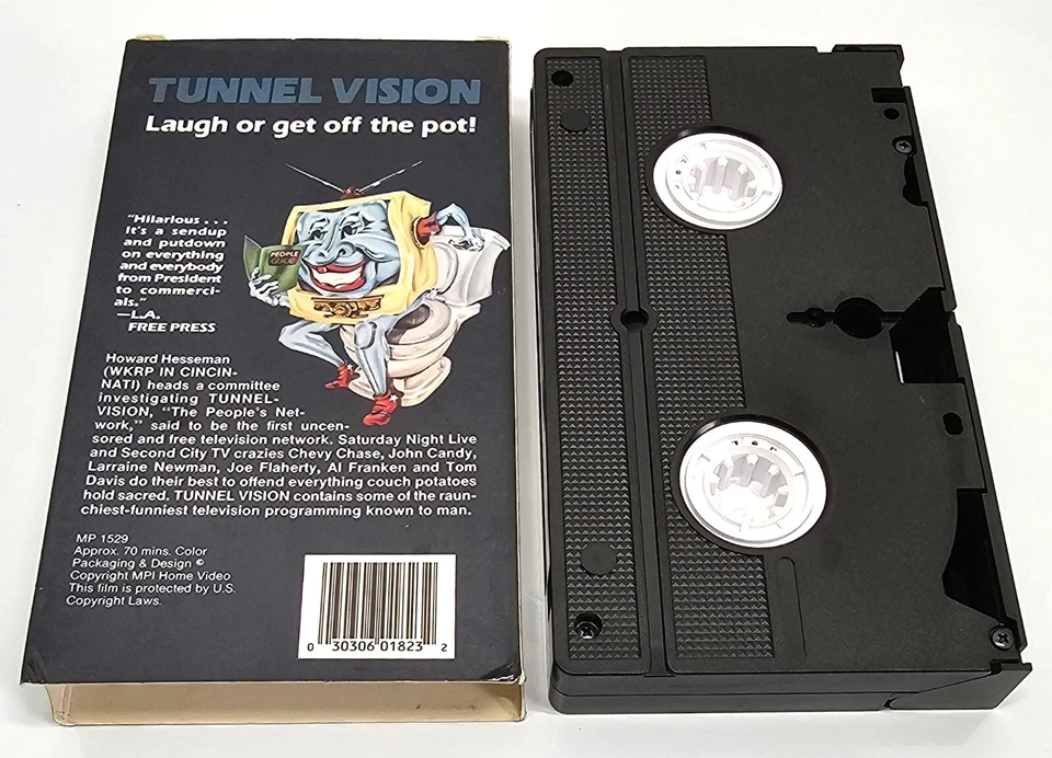 Tunnel Vision VHS 1989 MPI Like New - Image 2 of 4