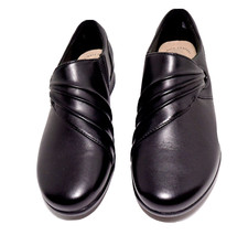 Clarks Ultimate Comfort Collection Flats Black Leather Shoes Women's US Size 7M
