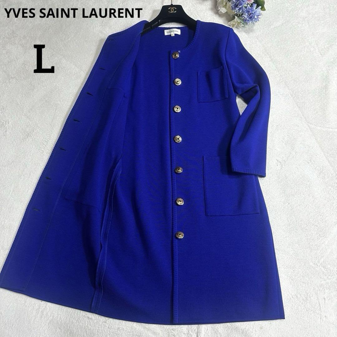 Rare Yves Saint Laurent long jacket, size L, gold buttons | eBay