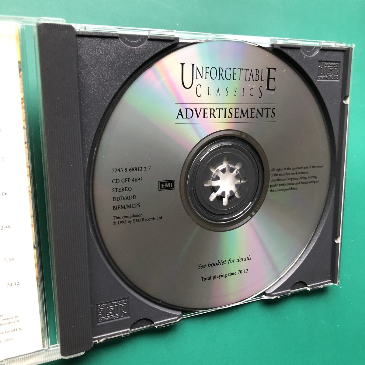 Unforgettable Classics (ADVERTISEMENTS) TV Commercials CD IBM