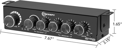 Taramps EQ BASS Audio Digitale per Controllare il Volume dei Bassi, con Uscita/Inpu RCA - Foto 3 di 12