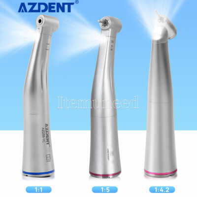 Dental Fiber Optic LED 1:1 1:4.2 1:5 Contra Angle Handpiece E-type