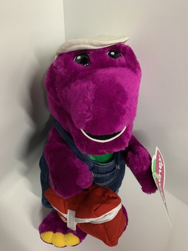 1996 Barney The Purple Dinosaur Red Bag 