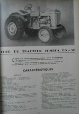 ► REVUE TECHNIQUE - ROVER 75 & TRACTEUR SOMECA DA-50 - 1954