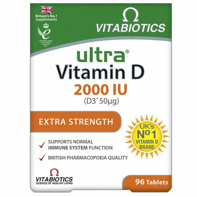Vitamin D3 2000IU Tablets 96 Count Adult Immune Bone Health Supplement - Image 11