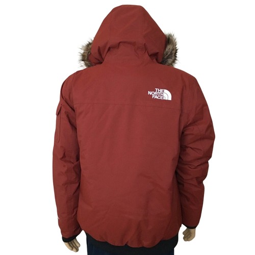 THE NORTH FACE Gotham III Insulated Parka Winter Jacket sz M Medium Brick Red - Picture 5 of 7