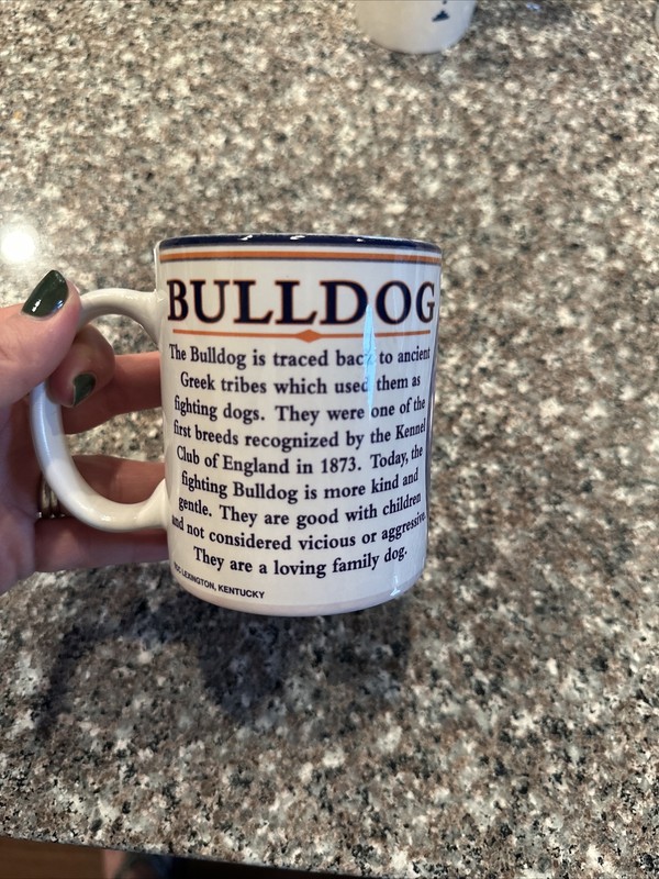 English Bulldog Coffee Mug New