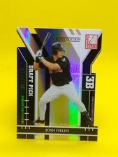 Josh Fields 2004 Elite Draft Pick DIE-CUT AUTOGRAPH #298 Chicago White *77/100*