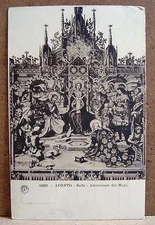 10923 - Loreto - Seitz - Adoration of the Magi [small, b/w, travelled]